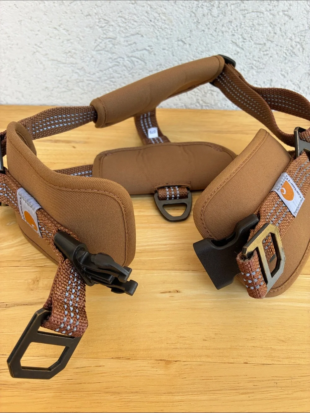 Carhartt Brown Training Harness with Reflective Webbing